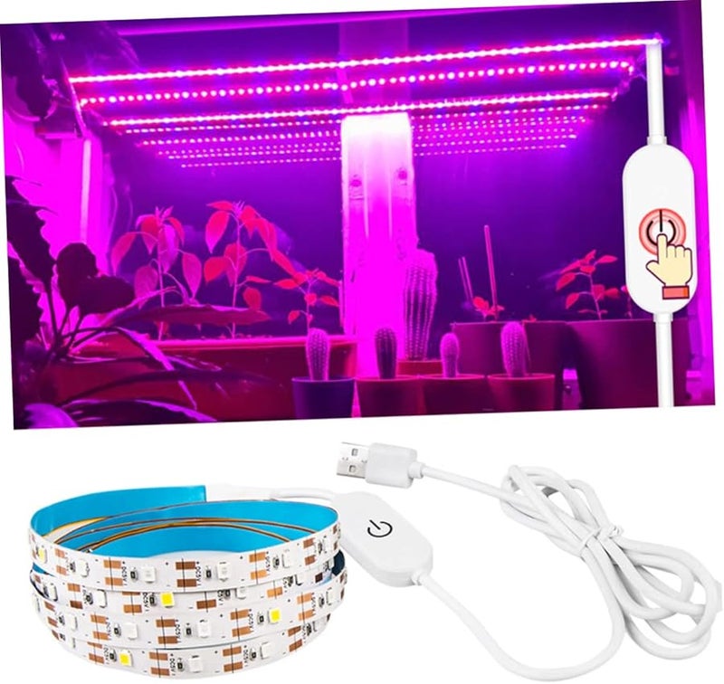 BESPORTBLE USB LED Grow Light Strip Full Spectrum Touch Dimming for Indoor Plants - Image 3